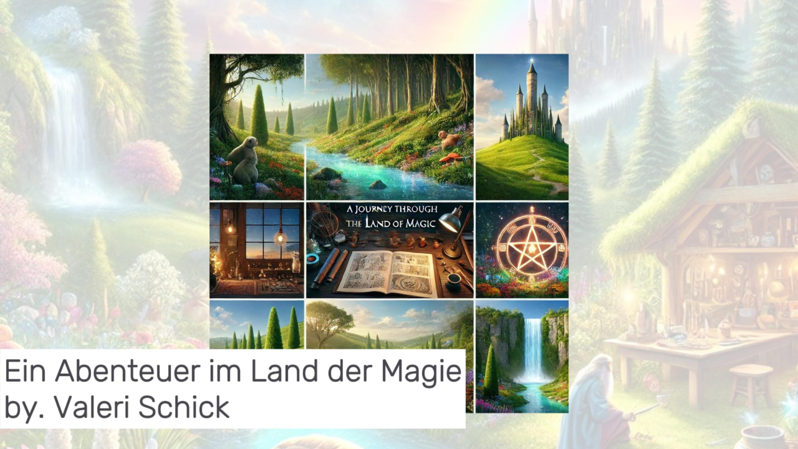 Originalcover: Ein Abenteuer im Land der Magie von Valeri Schick